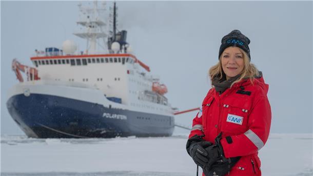 Wie sich der Lebensraum Arktis verändert Antje Boetius vor Polarstern