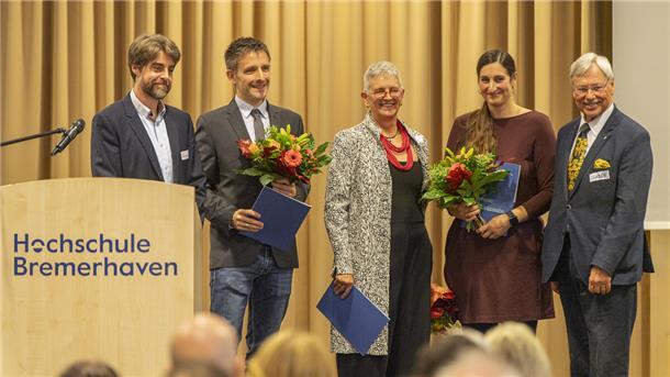 Auszeichnung von Lehrenden bei Hochschule Bremerhaven