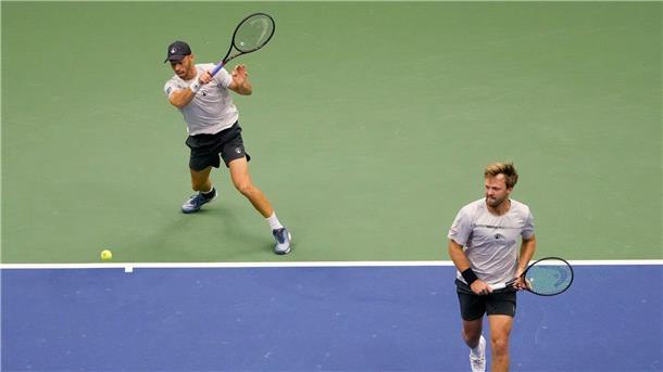 Enttäuschendes Aus für Doppel-Duo Krawietz/ Pütz bei US Open Pütz (l) und Krawietz (r) standen voriges Jahr bei den US Open im Endspiel - diesmal ist im Achtelfinale Schluss.