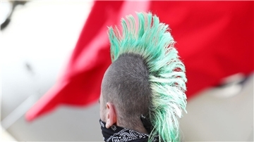 Punks der Gruppe „Aktion Sylt“ hatten bereits in den vergangenen beiden Jahren auf der Insel demonstriert (Symbolbild).