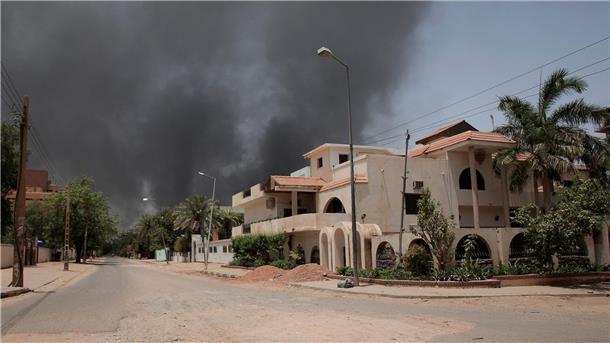 Rauch über der sudanesischen Hauptstadt Khartum.
