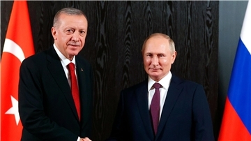 Krieg gegen die Ukraine: So ist die Lage Recep Tayyip Erdogan und Wladimir Putin beim Gipfel der Shanghaier Organisation für Zusammenarbeit (SOZ) im vergangenen September.