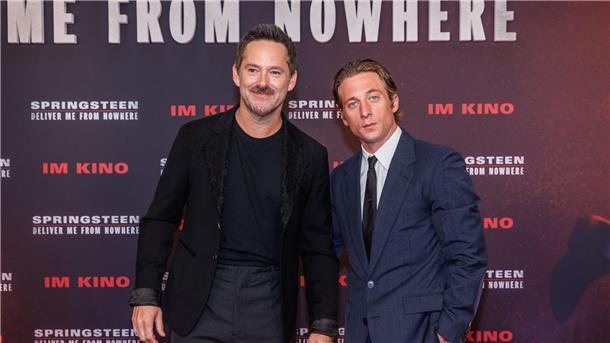 Jeremy Allen White: Junge Männer kämpfen noch mit Gefühlen Regisseur Scott Cooper und Schauspieler Jeremy Allen White kamen zur Deutschlandpremiere des Springsteen-Films nach Berlin. (Archivbild)