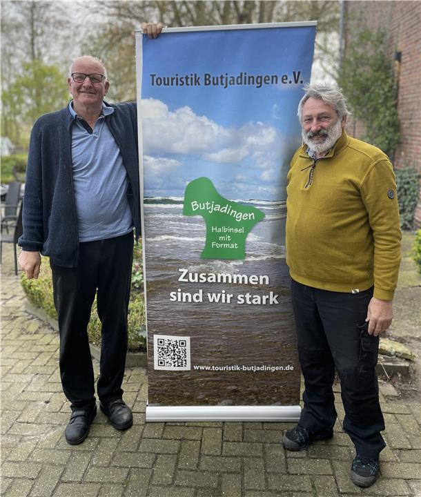 Reinhard Evers ist der erste Vorsitzende des Touristik-Vereins, Gerhard Vaas der 2. Vorsitzende.