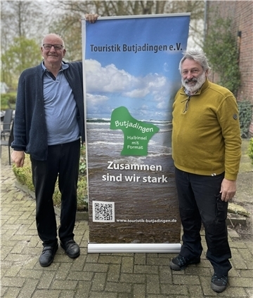 Reinhard Evers ist der erste Vorsitzende des Touristik-Vereins, Gerhard Vaas der 2. Vorsitzende.