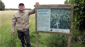 Reinhard Schraa ist einer der drei Kreisnaturschutzbeauftragten
