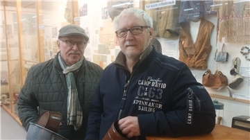Auf dem Foto sind Richard Langner und Thomas Gloystein zu sehen. 