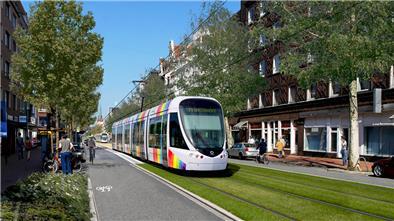 Rückenwind für Bremerhaven: Der ökologische Verkehrsclub VCD sieht Kiel als Vorbild für die Seestadt. Visualisierung: VCD