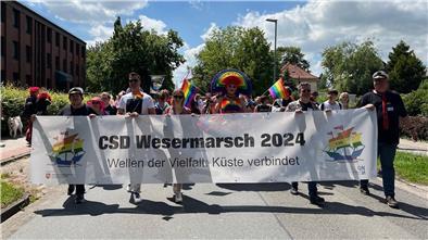 Christopher-Street-Day in Nordenham war eine großartige und bunte Feier für alle Demo