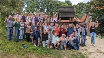 Rund 40 über 50-Jährige aus Ober Ochtenhausen haben vor kurzem an der traditionellen Fahrradtour der Ortschaft teilgenommen.