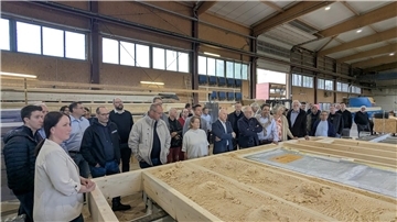 Rund 50 Teilnehmer nahmen an der jüngsten Veranstaltung der Reihe „Meet my Business“ bei der Kurt Buck Baugesellschaft teil.