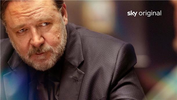 Russell Crowe als Jake in einer Szene des Films „Poker Face“.
