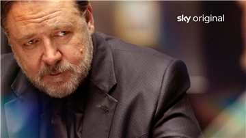 Russell Crowe als Jake in einer Szene des Films „Poker Face“.