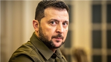 Russland habe all seine Kräfte mobilisiert, um besetzte ukrainische Gebiete zu halten, sagt der ukrainische Präsident Wolodymyr Selenskyj.