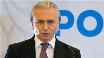 Russlands Fußballverbandschef Djukow heizte mit einem Spruch Spekulationen an. (Archivbild)