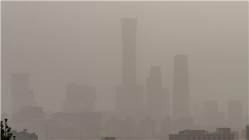 Sandsturm in Peking.