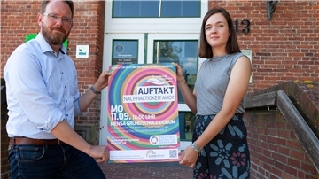 Saskia Stöwing und Marcus Itjen hoffen auf viele interessierte Bürger und Vereine bei der Auftaktveranstaltung für mehr Nachhaltigkeit in der Gemeinde Wurster Nordseeküste.