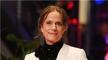 Schauspielerin Claudia Michelsen beim Eröffnungsabend der Berlinale 2024.