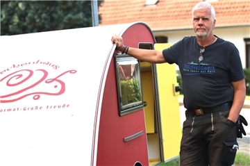 Schneckenhäuser aus Ostertimke: Harald Prien baut in seiner Tischlerei auch besondere Wohnwagen und Wohnmobile.