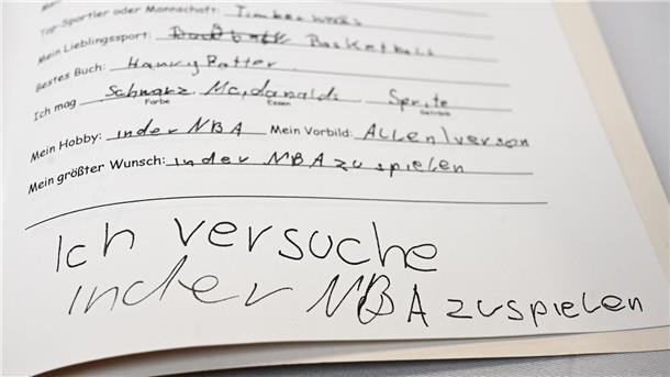 Schon mit zehn Jahren wünschte sich Dennis Schröder, in der besten Basketball-Liga der Welt zu spielen.