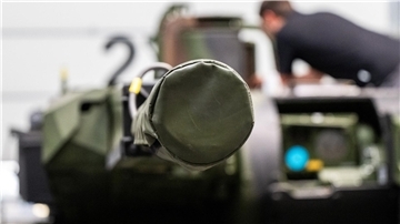 Schützenpanzer der Bundeswehr vom Typ Puma im Werk von Rheinmetall in Unterlüß.