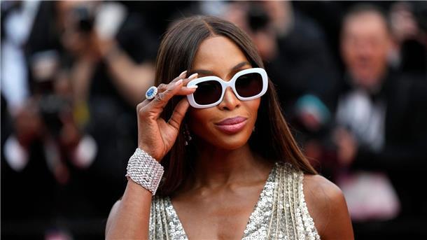 Sehr cool: Model Naomi Campbell.