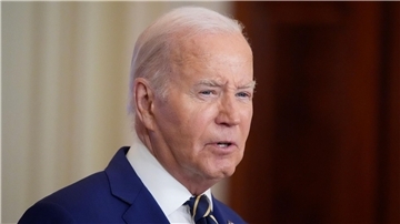 Sein Entwurf eines Deals sieht zunächst eine vollständige und uneingeschränkte Waffenruhe von sechs Wochen vor: Joe Biden.