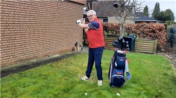 Manfred Neumann spielt gern Golf