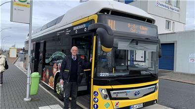 Seit Januar fahren in Bremerhaven Wasserstoffbusse. Manchmal bleiben sie wegen technischer Schwierigkeiten aber auf dem Betriebshof.