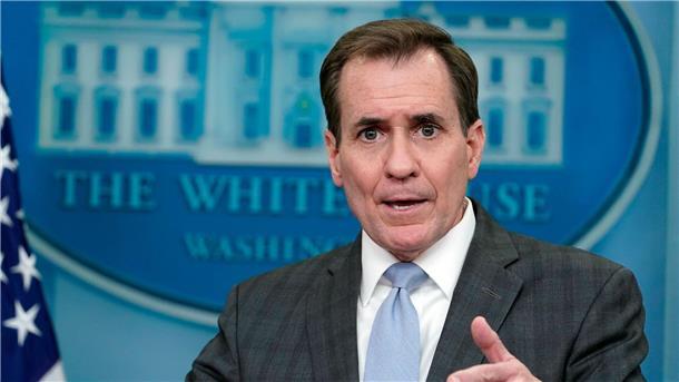 USA: Rätsel um weiteres „Flugobjekt“ nach Abschuss Sicherheitsratssprecher John Kirby am Freitag beim Briefing im Weißen Haus.