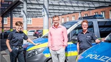 Sie arbeiten, um Kriminalität vorzubeugen (von links): Pamela Koellner, Sven Mehrtens und Nicole Füllmich-Penshorn.