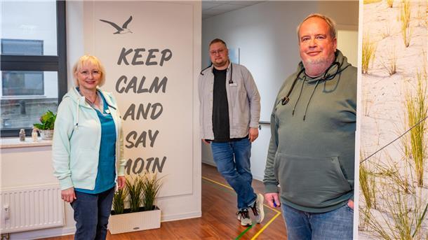 Die Bremerhavener Hausärzte (von links): Dr. Birgit Lorenz, Simon Hampe und Dr. Oliver Nieß