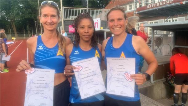 Tanja Lischewski, Maritza Rodallega Leon und Jule Prins