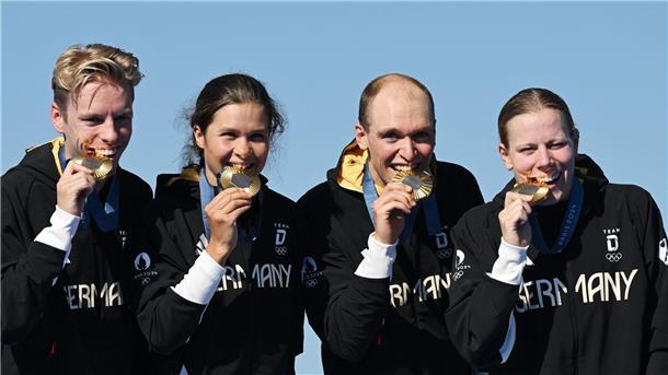 Gold ist das eine, Geld das andere Sie wollen nicht reicht werden mit ihrem Sport, aber abgesichert sein.