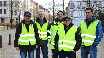 Sie wollen sich gerne weiter für Lehe einsetzen: die fünf Umweltwächter Joan Hussein (von links), Manfred Maaß, Mustafa Yilmaz, Menduh Sondac und Fanar Hamo.