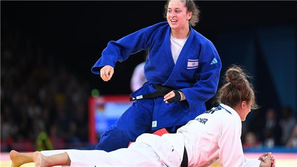 Sieg gegen Anna-Maria Wagner und Silber: Judoka Inbar Lanir ist obenauf.
