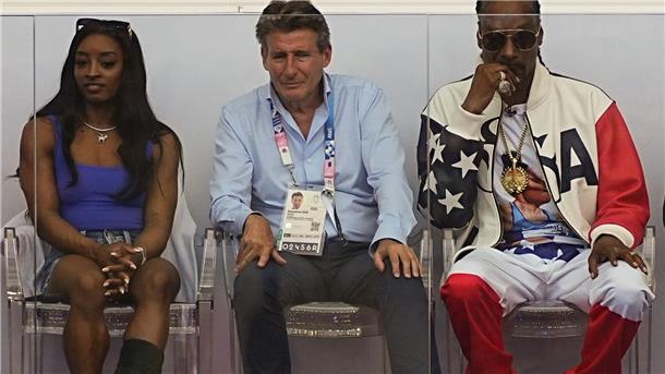 Snoop Dogg (r) besuchte viele Veranstaltungen. 