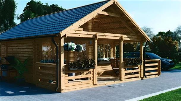 So könnten die Häuser in dem neuen Ferienpark aussehen. Entschieden ist allerdings noch nichts, die Planungen sind erst am Anfang.