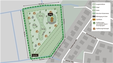 So plant die Stadt die Ausgleichsfläche an der Friedeburgstraße in Atens.