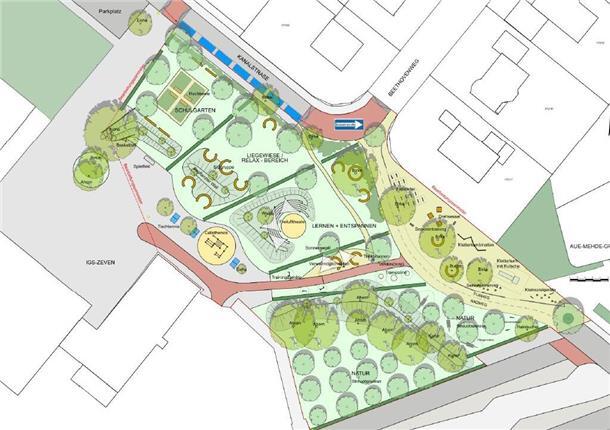 Die neue Campus-Variante an der Zevener Kanalstraße