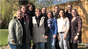 So sieht der Vorstand plus Festauschuss aus, von links): Swantje Gronau, Elisabeth Bruns-Rohde, Louisa Köhne, Alina Hülstede, Linnéa Matthes, Merle Gronau, Isabell Hadeler, Janin Bartels, Stephanie Wiecking und Jasmina Hinrichs.
