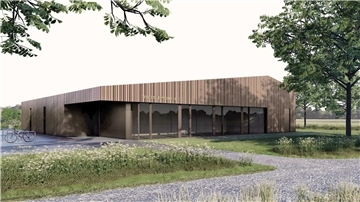 So soll das neue Feuerwehrhaus in Nesse einmal aussehen.