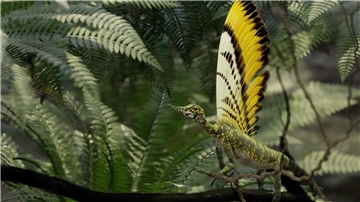 So soll das Ur-Reptil etwa ausgesehen haben. 