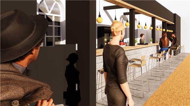 Markthalle Rodenkirchen bekommt ein neues Gesicht So soll der neue Tresen- und Theken der Markthalle in Rodenkirchen künftig aussehen. Die Politik hat den Plänen der Architekten Bolte und Schramm bereits zugestimmt.