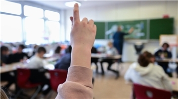 So soll es sein: Grundschulkinder mit und ohne Fluchterfahrung lernen in einem Klassenraum.