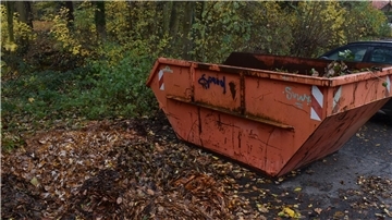 Laubcontainer in Nordenham