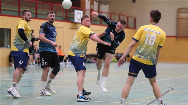Handballspiel der HSG Unterweser gegen SV Grambke-Oslebshausen II