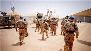 Soldaten der Bundeswehr im Camp Castor in Gao.
