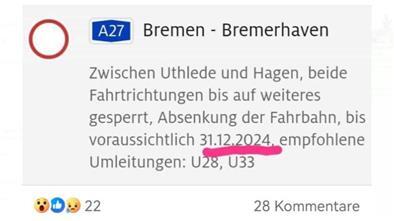 Sperrung bis Dezember? Diese Nachricht sorgt für Entsetzen.