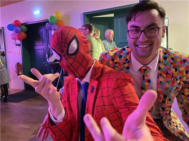 Spiderman hatte einen Kumpel mitgebracht.